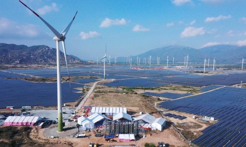 Inauguration du parc éolien N°5 - Ninh Thuan